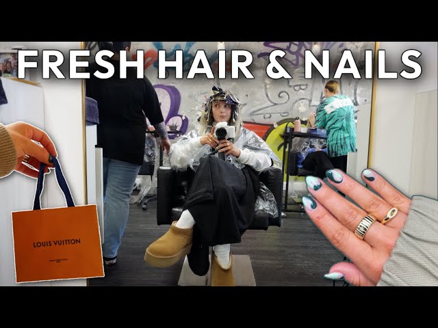 VLOG: getting my hair and nails done, picking up my sisters bday gift + ANGRY rant