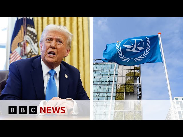 Donald Trump’s sanctions condemned by International Criminal Court | BBC News