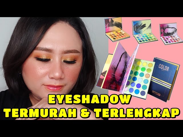 Review Eyeshadow Beauty Glazed Color Shade || Eyeshadow Murah dan Lengkap