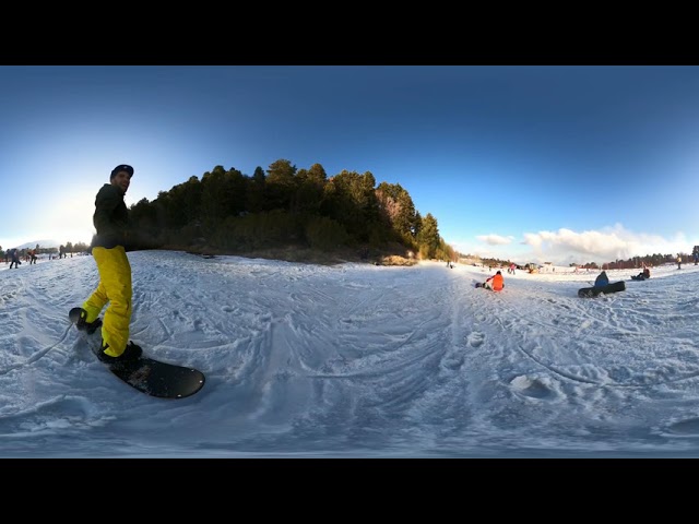 Prima volta sullo snowboard 360°