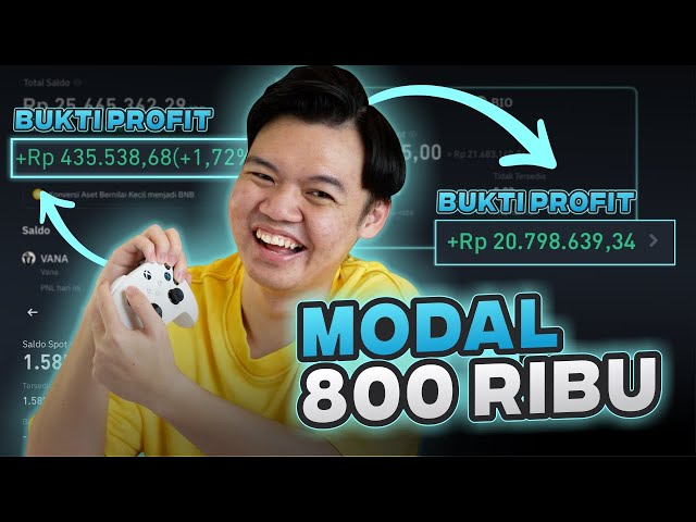 MODAL 800 RIBU JADI 21 JUTA DARI CRYPTO (NO CLICKBAIT)