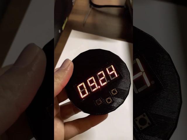 3D Printed Arduino Kitchen Timer: DIY Project for Your Smart Kitchen #shorts #arduino