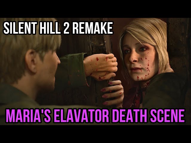 SILENT HILL 2 Remake PS5 Maria Elevator Death Scene