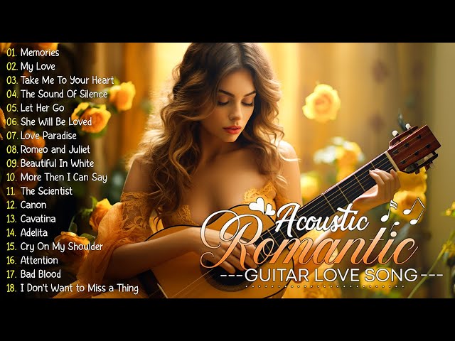 Romantic Guitar Melodies For Deep Sleep 😴✨ Soothing Instrumental Music to Calm Your Soul & Mind