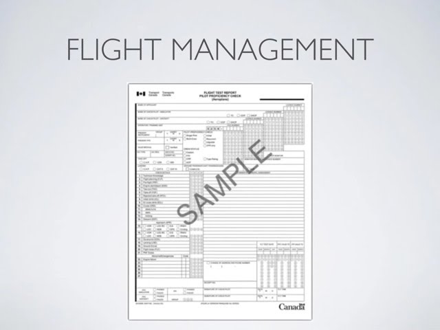 Private Pilot License - Flight Test Preparation and Grading