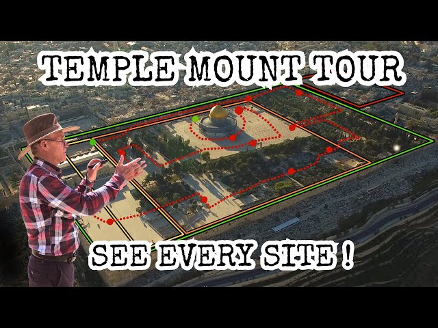 Temple Mount Tour! Location of Solomon & Herod's Temples! Dome of the Rock, Temple Location!