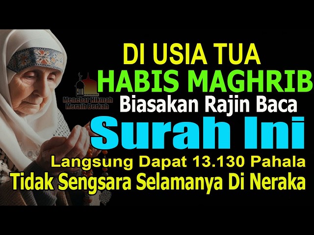 BERBAHAGIALAH YANG SUKA BACA SURAH INI SETIAP MALAM TUBUH TIDAK AKAN DISIKSA SELAMANYA DI ALAM KUBUR