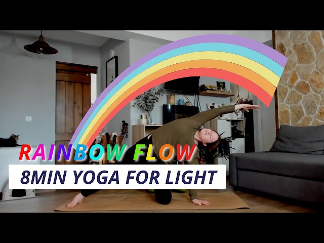 Rainbow Flow 8 Minute Yoga For Light