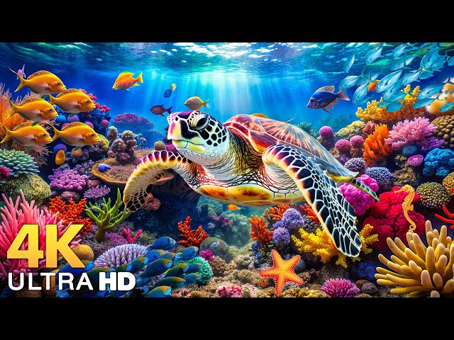 [NEW] 11HRS Stunning 4K Underwater Wonders - Relaxing Music-Coral Reefs, Fish & Colorful Sea Life #3