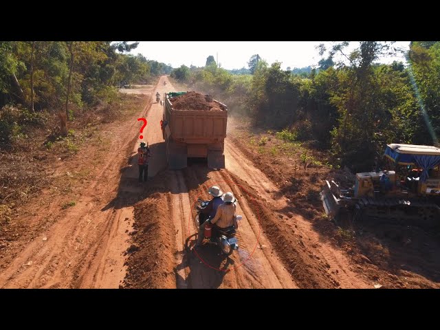 Fantastic Project! Road Builder, Heavy Machinery Dump truck 15ton & bulldozer.