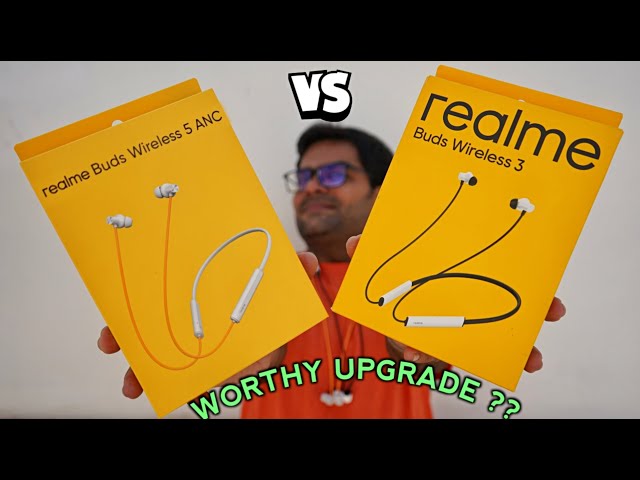 Realme Buds Wireless 5 ANC VS realme Buds Wireless 3 Neckband ⚡⚡ Worthy Upgrade ??