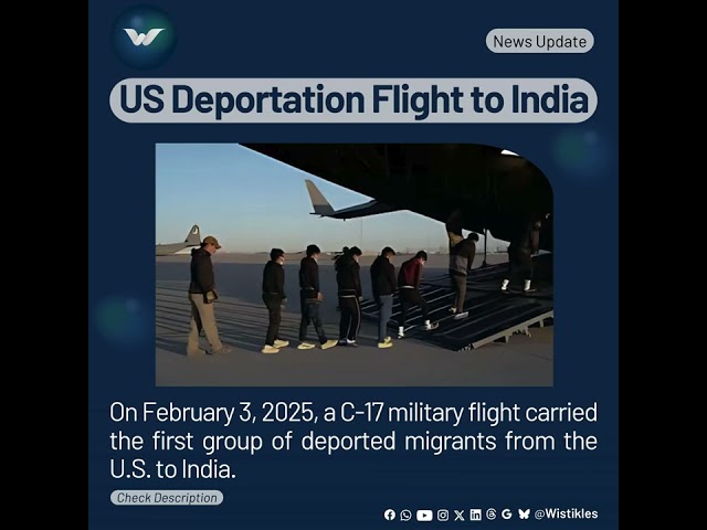 US Sends First Military Flight with Migrants to India