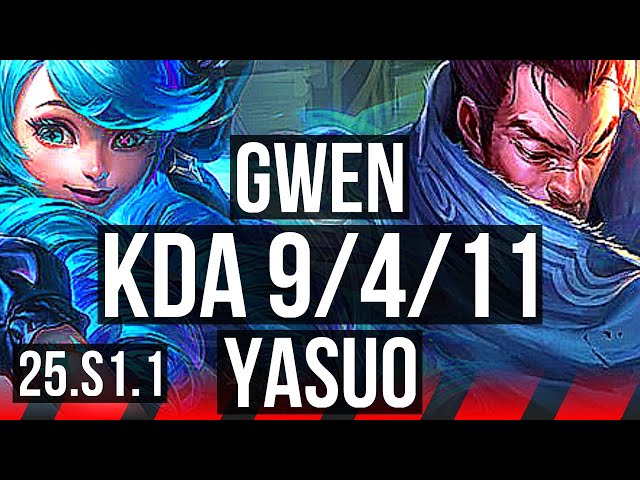 GWEN vs YASUO (TOP) | 9/4/11 | KR Master | 25.S1.1