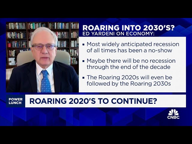 The U.S. could go a decade with no recession, says Ed Yardeni