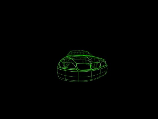 360º 3D rendering of BMW E46 curves