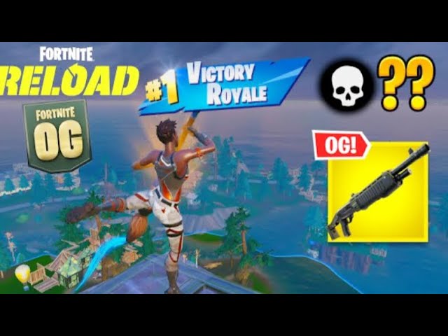 I carried my little brother in Fortnite reload!