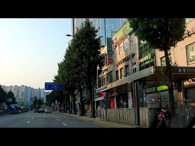 [4K] Korea Seoul Drive POV video with songs | Yeonsinnae Station, Bulgwang Station, and Gugi-dong