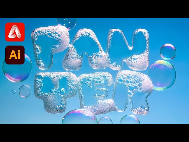 How to Generate Bubble Text With Foam in Adobe FIrefly and Illustrator