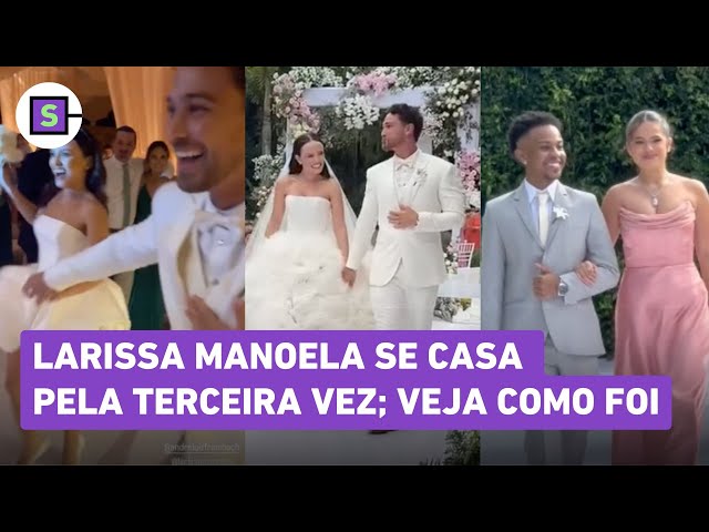 Larissa Manoela e André Luiz se casam pela terceira vez: Maisa madrinha, decoração de luxo e+