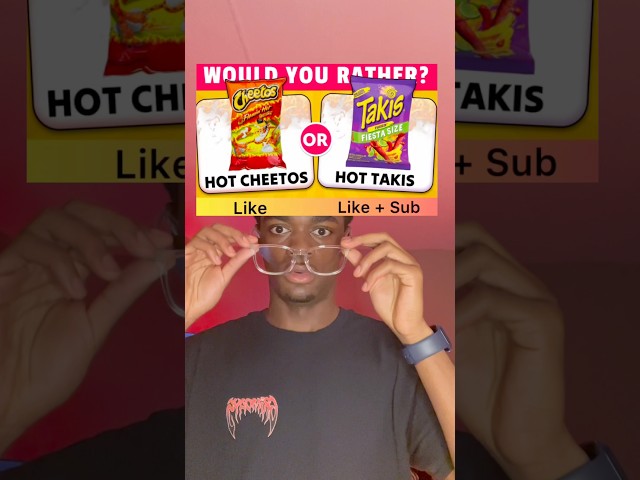 HOT CHEETOS OR HOT TAKIS 🔥🥵#shortsfeed #viralshort #fyp #trending #thoughts