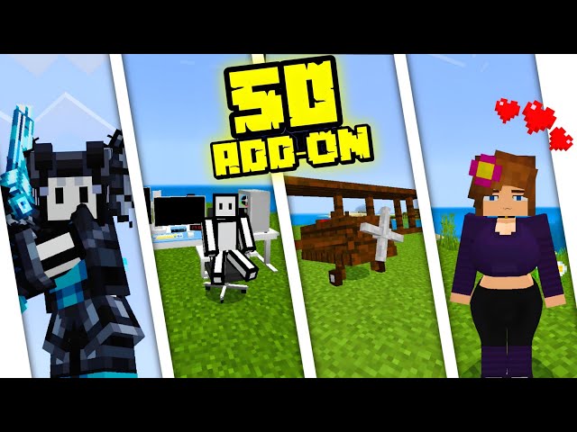 Top 50 Addons For Minecraft Pe/Bedrock 1.21+🔥