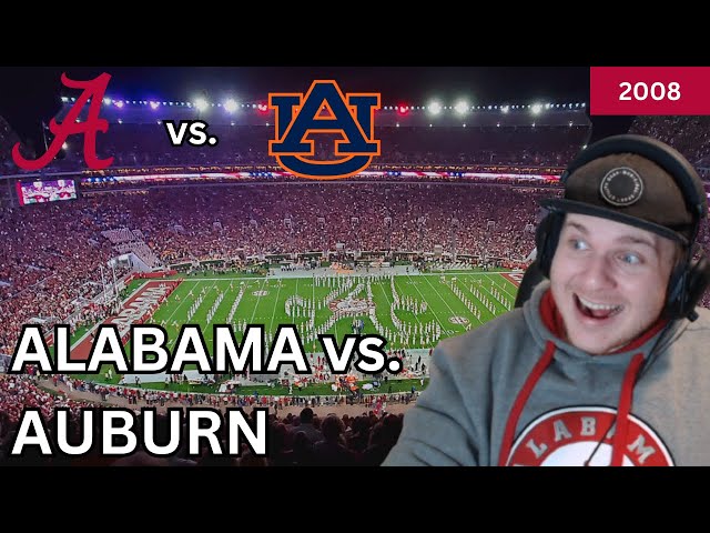 ALABAMA VS AUBURN 2008 (REACTION)