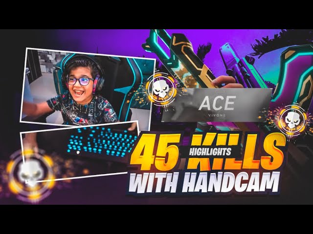 VALORANT MATCH HIGHLIGHT  with HANDCAM 🔥 - Aaj To ACE ki Line Hi Lag Gayi 😎