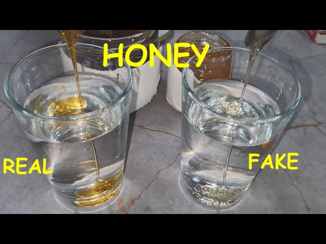 Real vs fake Honey. How to distinguish pure Honey from impure one