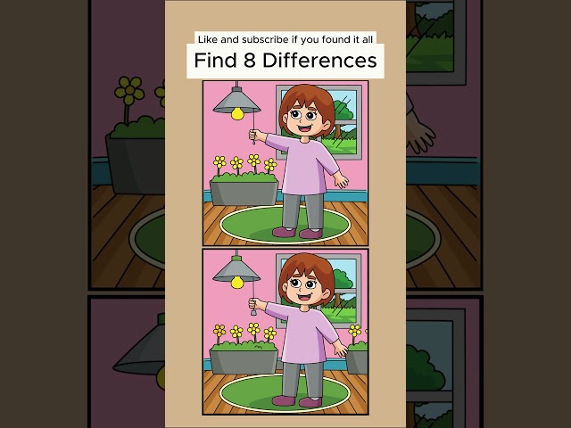 Spot the 8 Differences Challenge!