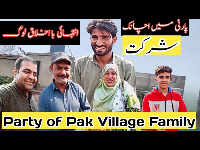 Meetup woth Pak village Family