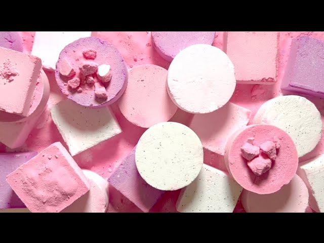 Sandy, Quick Dissolve Crush 🩷🎈 | ASMR Baking Soda | Big Shapes & Long Powder Play Ending