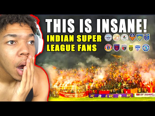 Jamaican Reacts to Top Football Fans in INDIAN SUPER LEAGUE 🇮🇳