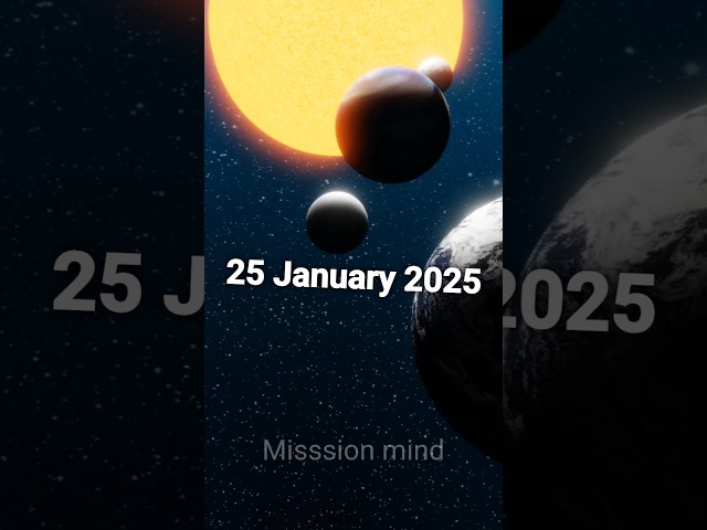 25th January 2025 🤯||Astronomical event#space #shorts