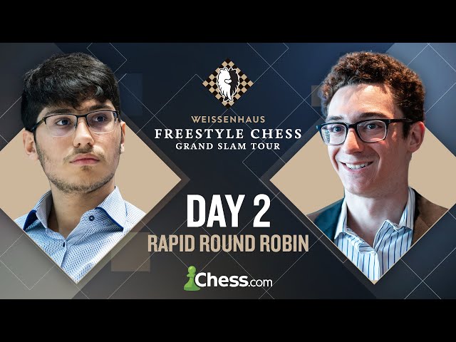 Freestyle Chess Grand Slam Weissenhaus | Will Magnus, Hikaru Fight Back As Sindarov Leads? Rapid RR