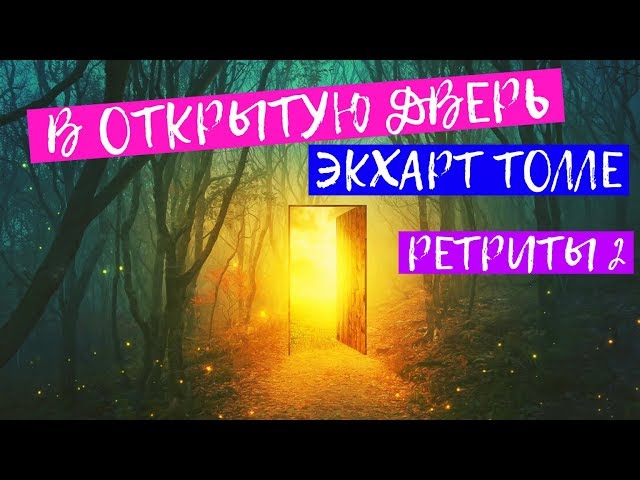 В открытую дверь. Экхарт Толле Живой Сатсанг – Ретрит