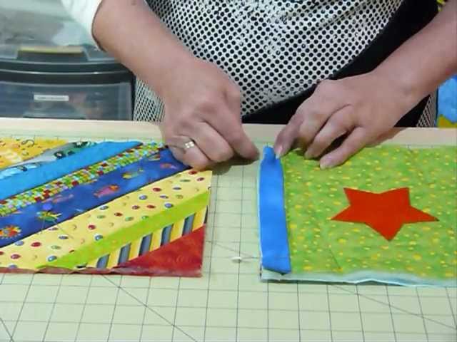 How to join up Quilt as you Go blocks and borders - Quilting Tips & Techniques 074