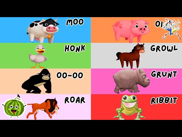 These Are the Sounds of Animals for Kids AJ1LH || Edufam Kids Song and Nursery Rhymes