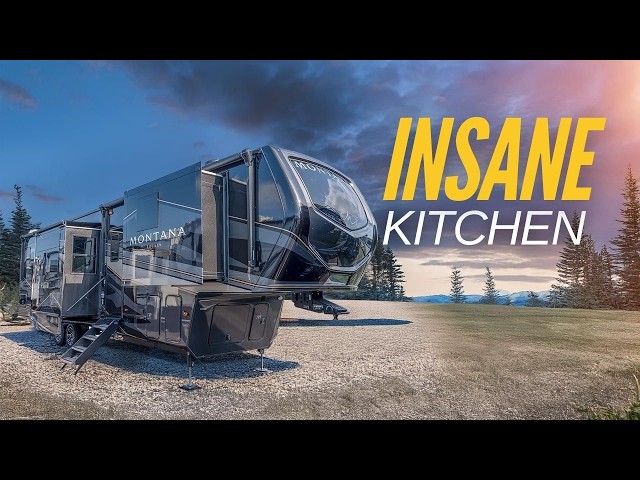 MASSIVE Kitchen and COZY Living Area! 2025 Keystone Montana 3795FK | RV Review