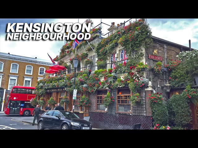 LONDON Walk 🇬🇧- A stroll around Kensington on a summer evening and seeing the Museum of the Moon 🌕