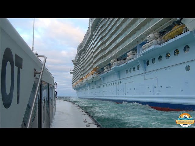 Following Cruise Ships out of Miami with the Biscayne Bay Harbor Pilots!