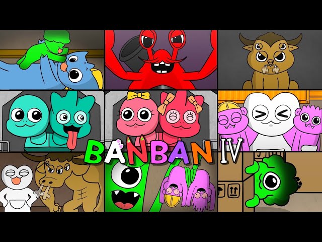 Cute Garten of Banban 4 jumpscare Animation Complete Edition 2 (Garten of Banban Animation)