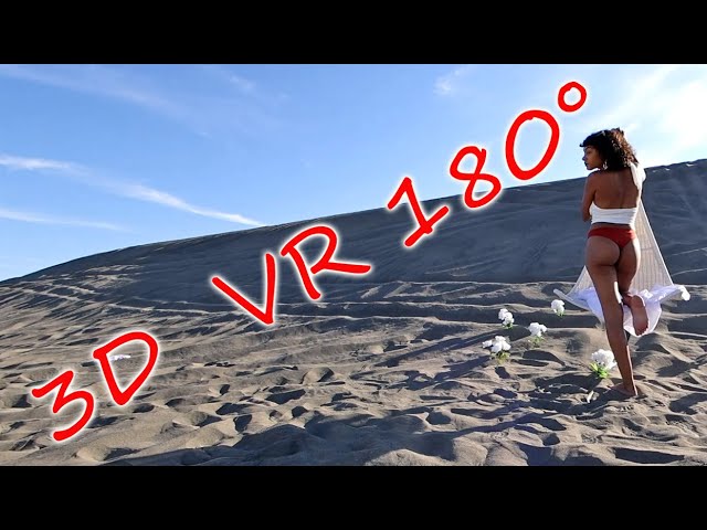 3D VR 180° 4K Photoshoot Bikini Model BTS Test Shoot #Visionpro #metaquest #VR