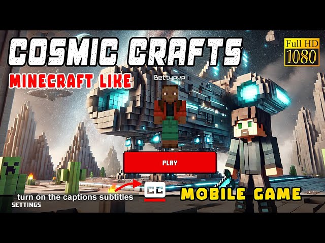 Gameplay: Cosmic Crafts #3 | Minecraft Like Games Multiplayer