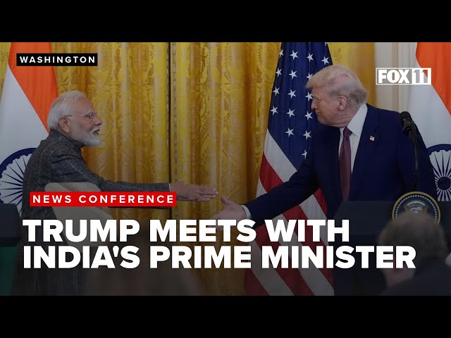 Donald Trump and Narendra Modi talk trade, technology and defense