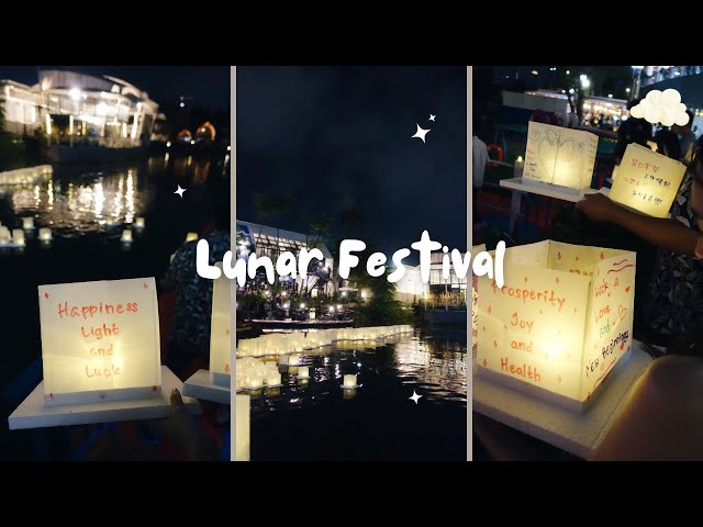 Floating Lanterns Festival 🏮🐍 Making Wishes & Watching Lanterns Glow ✨ | Slice of Life