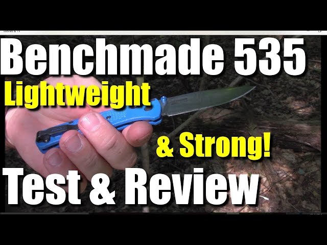 Benchmade 535 Bugout in the Woods! Review and Cut Test #KnifeThursday Ep.07 | RevHiker