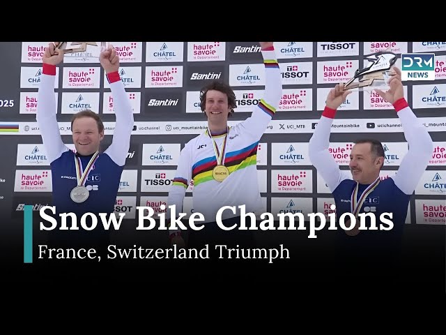 France’s Tupin, Switzerland’s Baumann Claim Super-G Titles at UCI Snow Bike Worlds | DRM News | AD1J