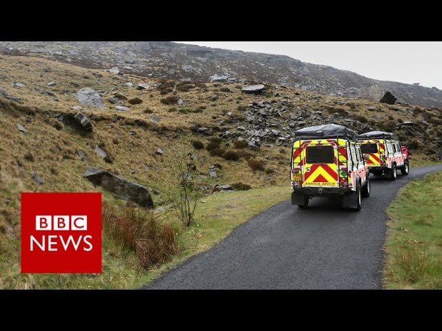 The final journey of the mystery man found on the moor (360 Video) - BBC News