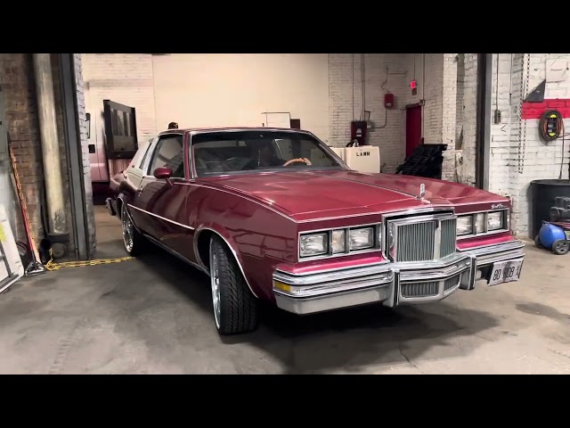 New client 20” Spokes and Vogues 1980 Pontiac Grand Prix