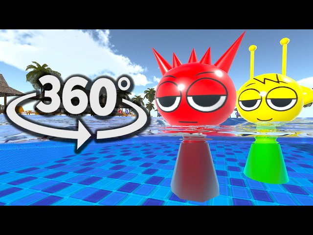 Incredibox Sprunki 360° - SWIMMING | VR/360° Experience